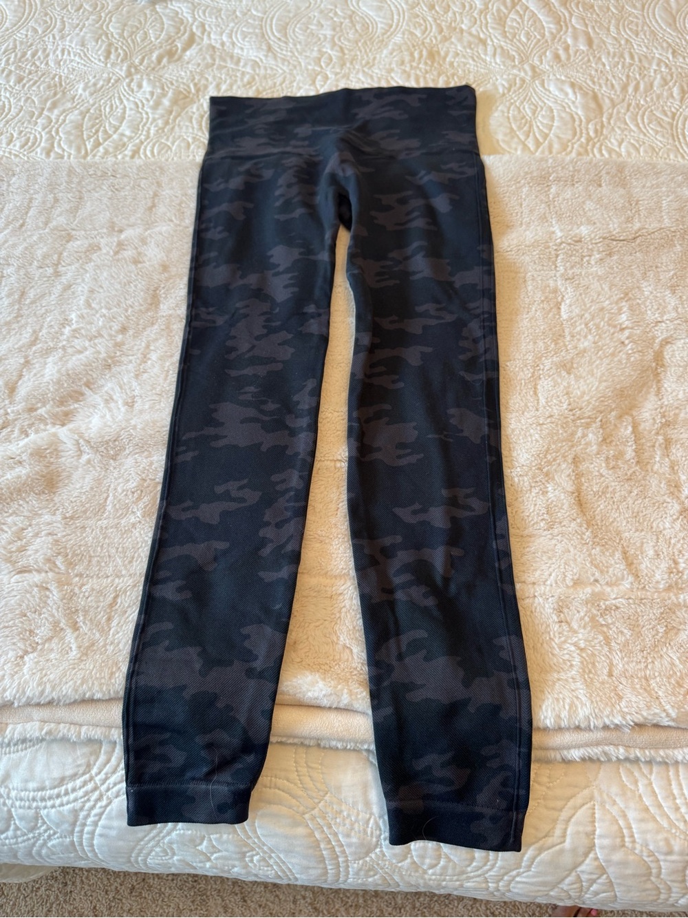 SPANX Seamless Camo Leggings - Gray